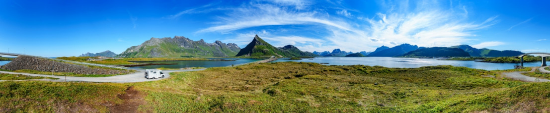 Camperroute met mooi uitzicht